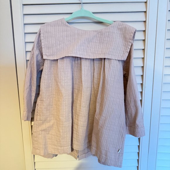 1+ In The Family Dusty Rose Cotton Dress - Picture 4 of 4